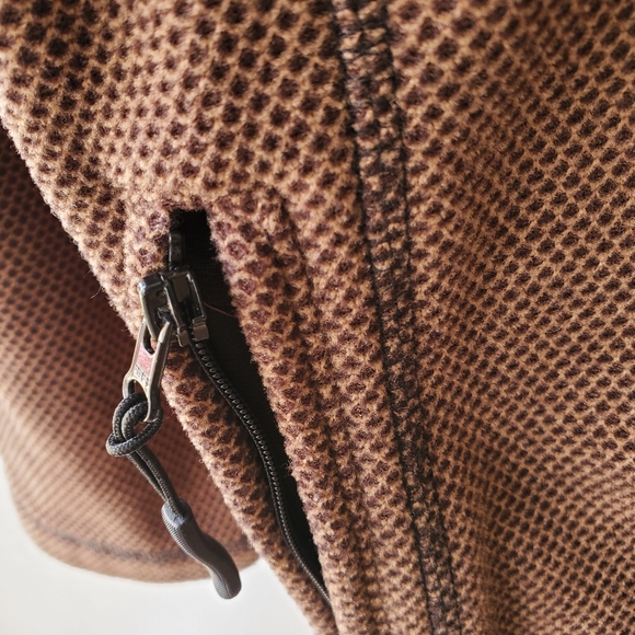 Powder River Full Zip Jacket Youth L Brown - Picture 6 of 12